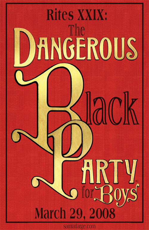 Dangerous Black Party for Boys